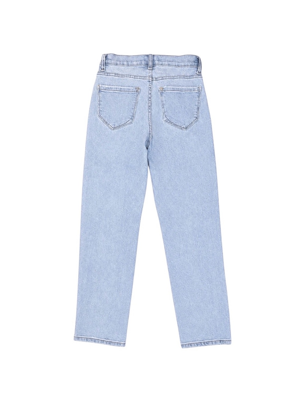 Kensie Vintage Luxe The Ella High Rise Straight Jeans Light Wash Size 0/25 - Picture 4 of 8
